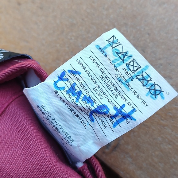 Volcom Stone Tech Delta Hat Red Cap Embroidered Blue Volcom Logo - Picture 13 of 13